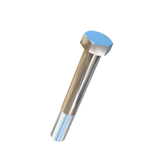 Titanium 1-1/8-12 X 8 inch UNF Allied Titanium Hex Head Bolt (No Dimple)